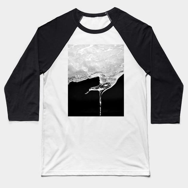 Icicle Baseball T-Shirt by LaurieMinor